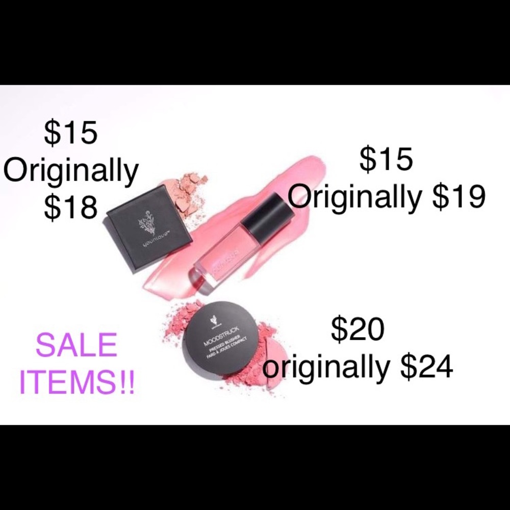 3 different sale items